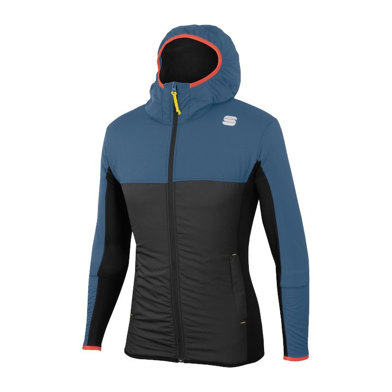 Universell Langrenn jakke Sportful Xplore svart-royal blå Universell Langrenn jakke Sportful Xplore svart-royal blå
